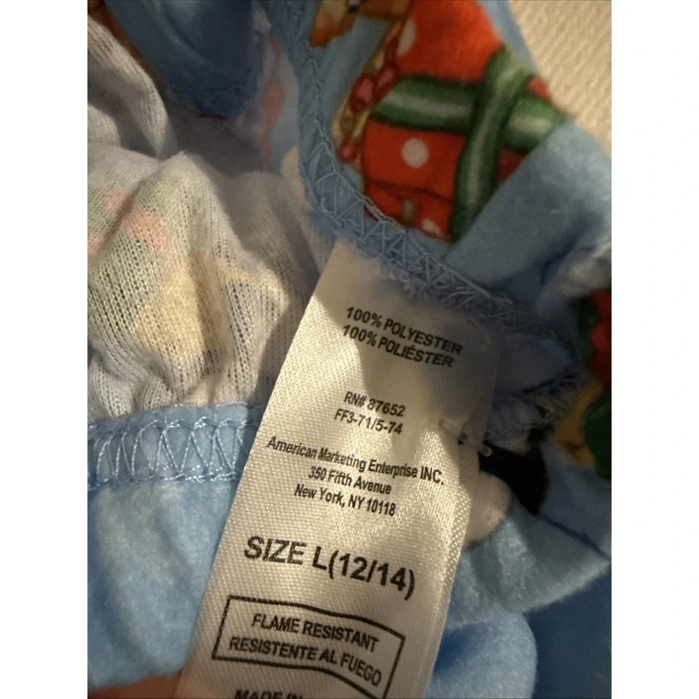 Unisex‎ Girls/boys Bluey Christmas Holiday pajamas Size Large 12-14